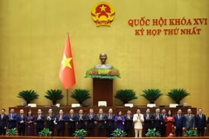 Chủ tịch Quốc hội Trần Thanh Mẫn chúc mừng Thủ tướng, Phó Thủ tướng Chính phủ, Bộ trưởng và thành viên khác của Chính phủ nhiệm kỳ 2026-2031.