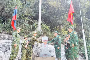 Đồn Biên phòng Mỹ Lý, Ban Chỉ huy Bộ đội Biên phòng Nghệ An phối hợp Đại đội Biên phòng 217, Bộ Chỉ huy Quân sự tỉnh Hủa Phăn (Lào) tuần tra song phương vào tháng 3/2026.