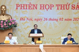 Thủ tướng Phạm Minh Chính chủ trì phiên họp thứ sáu của Ban Chỉ đạo Trung ương về chính sách nhà ở.
