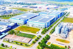Khu công nghiệp VSIP 1 Nghệ An. (Ảnh: THÀNH CƯỜNG) 