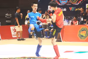 Các võ sĩ tranh tài tại Giải vô địch trẻ Võ thuật tổng hợp (MMA) quốc gia năm 2026.