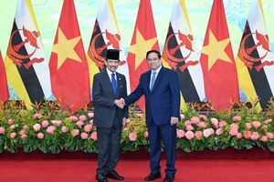 Thủ tướng Phạm Minh Chính và Quốc vương Brunei Darussalam Haji Hassanal Bolkiah.