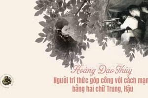 Hoàng Đạo Thúy - Người trí thức góp công với cách mạng bằng hai chữ Trung, Hậu
