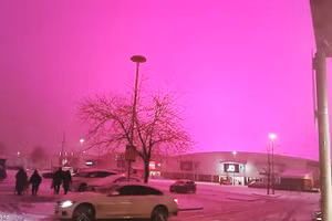 Bầu trời mầu hồng