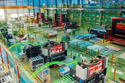 Sản xuất công nghiệp tiếp tục đà tăng trưởng. (Ảnh: THÀNH ĐẠT)