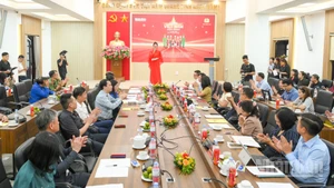 Toàn cảnh buổi họp báo công bố chương trình. (Ảnh: THẾ ĐẠI)
