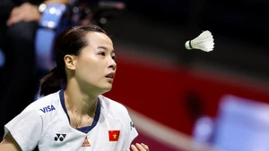 Nguyễn Thùy Linh thua 0-2 trước tay vợt 16 tuổi người Ấn Độ. (Ảnh: BWF)