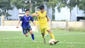Tám cái tên mạnh nhất tiến vào vòng tứ kết Giải bóng đá U21 Quốc gia 2025. (Ảnh: VFF)