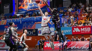 Saigon Heat gây bất ngờ nhờ những pha đột phá đa dạng. (Ảnh: VBA)