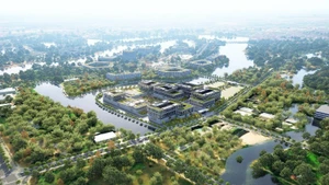 Phối cảnh 3D Trung tâm Nghiên cứu và Phát triển Viettel.