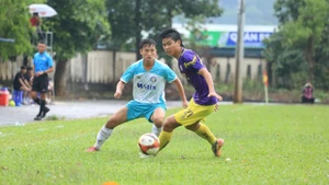 U21 Hà Nội giành tấm vé vào bán kết Giải bóng đá U21 Quốc gia 2025. (Ảnh: VFF)