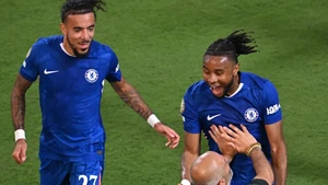 Christopher Nkunku ăn mừng bàn thắng thứ hai cho Chelsea. (Ảnh: Chelsea FC)