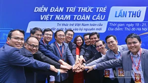 Các đại biểu dự Diễn đàn Trí thức trẻ Việt Nam toàn cầu lần thứ 6, năm 2025.