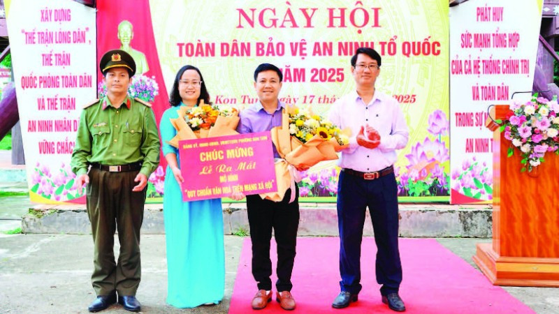 Lễ ra mắt mô hình "Quy chuẩn văn hóa trên mạng xã hội".