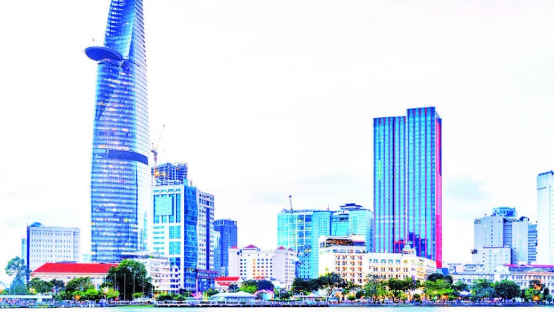 Trung tâm Tài chính quốc tế Thành phố Hồ Chí Minh kỳ vọng sẽ hình thành hệ sinh thái tài chính có khả năng hội nhập sâu với thị trường toàn cầu. (Ảnh TÙNG ANH)