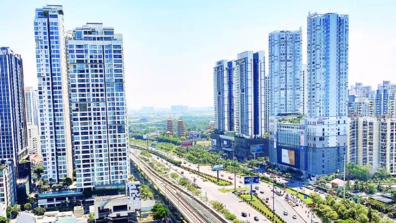 Một góc Thành phố Hồ Chí Minh. (Ảnh CTV)