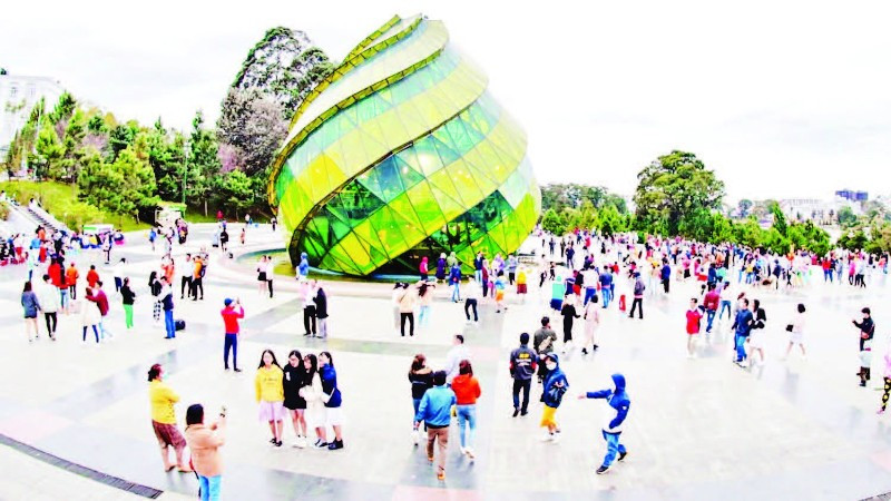 Khu vực Lâm Đồng ngàn hoa mùa du lịch.