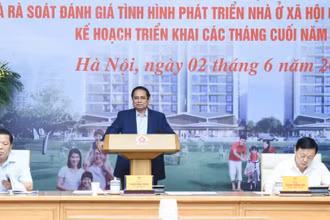 Thủ tướng Phạm Minh Chính chủ trì Hội nghị trực tuyến toàn quốc triển khai thực hiện Nghị quyết 201/2025/QH15 của Quốc hội về thí điểm một số cơ chế, chính sách đặc thù phát triển nhà ở xã hội.