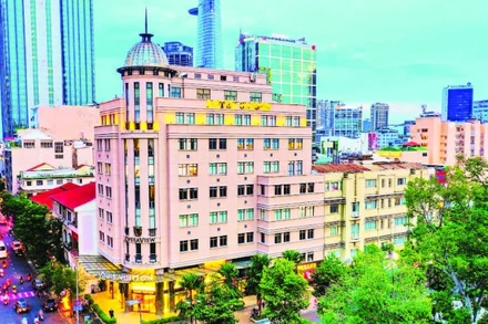 Một góc trung tâm của Thành phố Hồ Chí Minh năng động và phát triển.