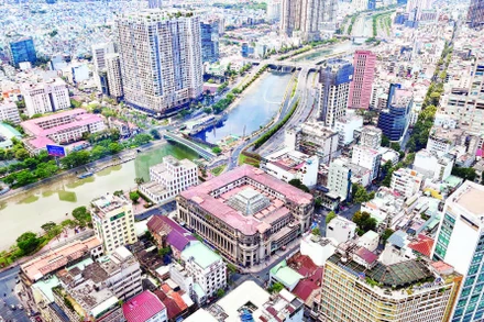 Một góc Thành phố Hồ Chí Minh. (Ảnh MẠNH HẢO)