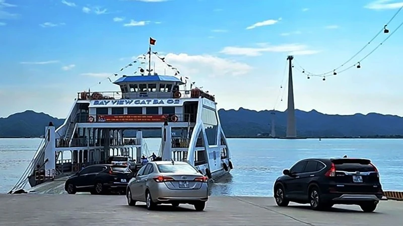Hải Phòng miễn, giảm phí phà Đồng Bài-Cái Viềng cho người dân đặc khu Cát Hải từ 2026