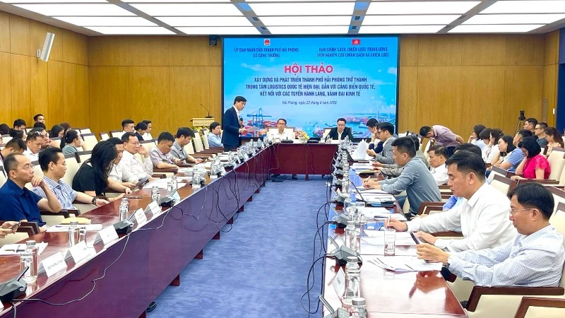 Hải Phòng đặt mục tiêu trở thành trung tâm logistics quốc tế hàng đầu Đông Nam Á