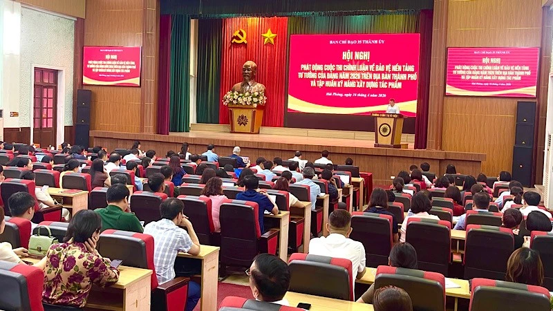 Hải Phòng Phát Động Cuộc Thi Chính Luận Nhằm Bảo Vệ Nền Tảng Tư Tưởng Trong Giai Đoạn Mới
