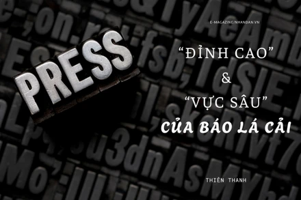 “Đỉnh cao” và “vực sâu” của báo lá cải