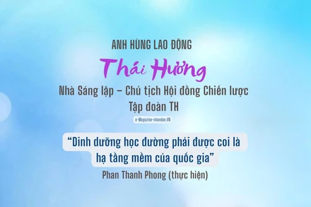 “Dinh dưỡng học đường phải được coi là hạ tầng mềm của quốc gia”