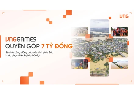 VNGGames ủng hộ 7 tỷ đồng hỗ trợ người dân các tỉnh phía bắc khắc phục thiệt hại do bão lụt