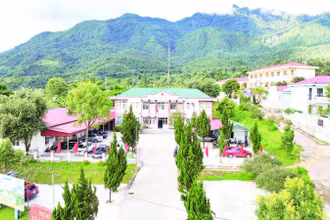 Trụ sở xã Tả Lèng (tỉnh Lai Châu) sau khi sáp nhập.