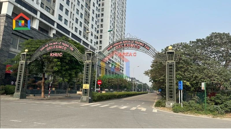 Khu đô thị Geleximco trên đường Lê Trọng Tấn, Hà Nội.