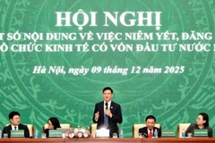 Phó Chủ tịch Ủy ban Chứng khoán Nhà nước Hoàng Văn Thu phát biểu. (Ảnh: Bảo Thu)