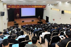 Quang cảnh lớp tập huấn.