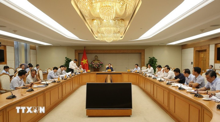 Prezentare generală a întâlnirii. (Foto: VNA) duong-sat-toc-do-cao.jpg
