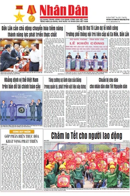 Báo Nhân Dân số 25658 
