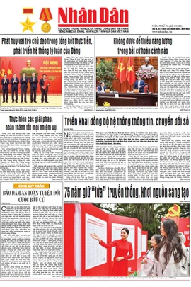 Báo Nhân Dân số 25682 