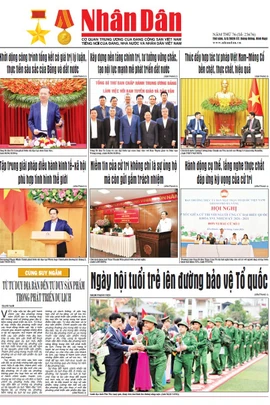 Báo Nhân Dân số 25676 