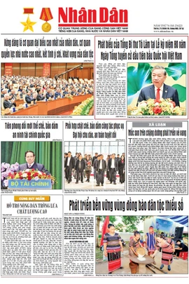 Báo Nhân Dân số 25622 