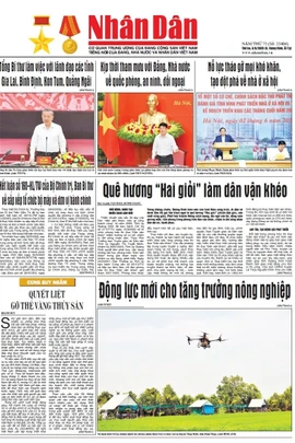 Báo Nhân Dân số 25404 