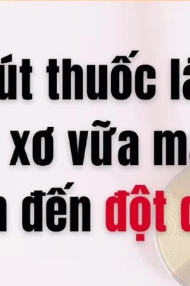[Video] Hút thuốc lá gây xơ vữa mạch dẫn đến đột quỵ