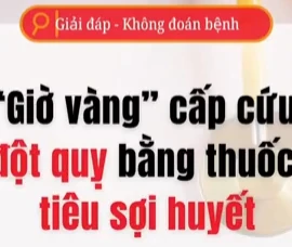 [Video] "Giờ vàng" cấp cứu đột quỵ bằng thuốc tiêu sợi huyết