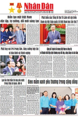 Báo Nhân Dân số 25550 