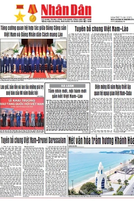 Báo Nhân Dân số 25587 