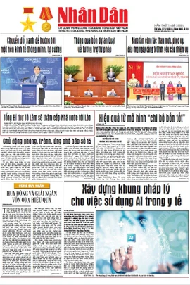 Báo Nhân Dân số 25581 