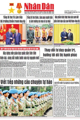 Báo Nhân Dân số 25557 