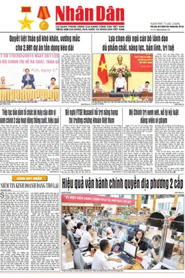 Báo Nhân Dân số 25449 