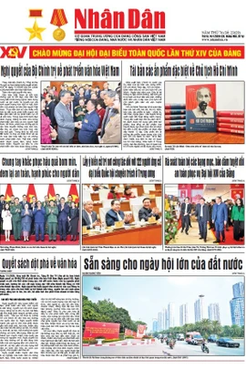 Báo Nhân Dân số 25629 