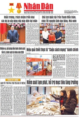 Báo Nhân Dân số 25659 