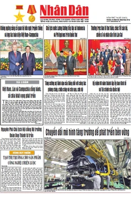 Báo Nhân Dân số 25653 